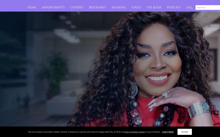 Screenshot of lindafwilliams.com
