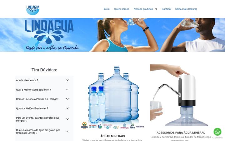 Screenshot of lindaguapiracicaba.com.br