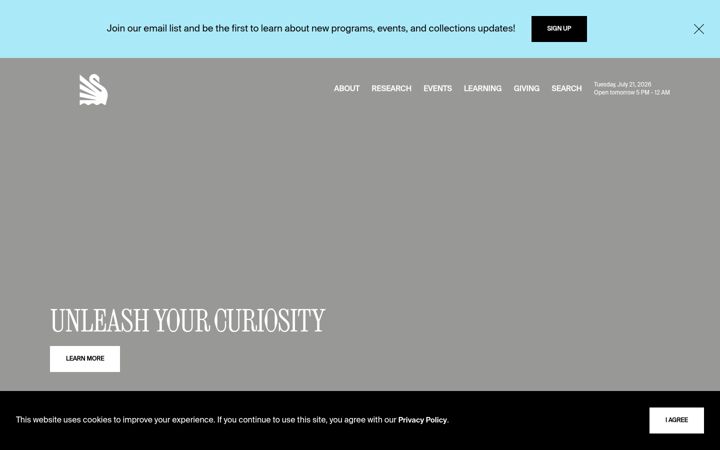 Screenshot of lindahall.org