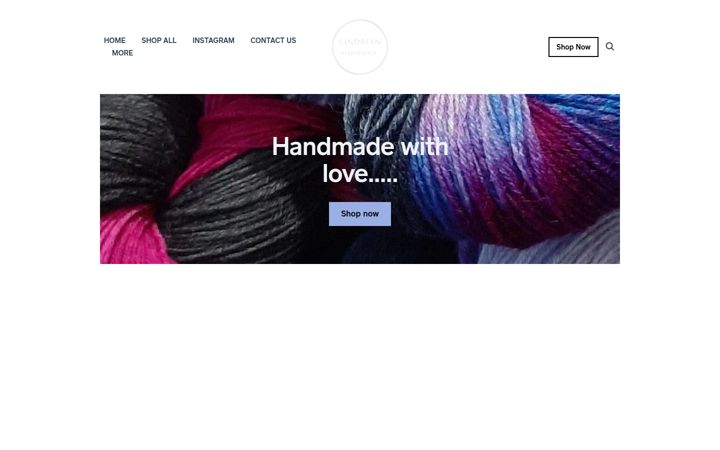 Screenshot of lindaianhandmade.co.uk