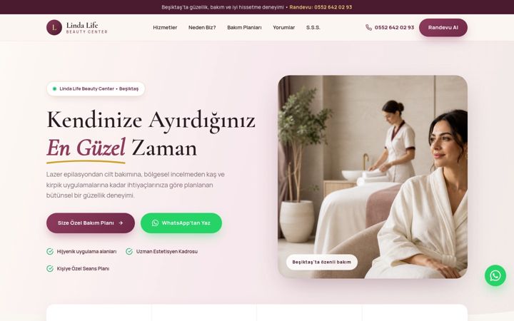 Screenshot of lindalifecenter.com
