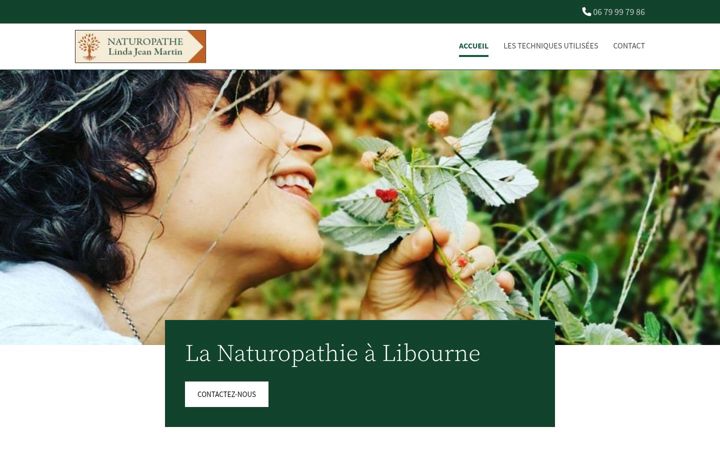 Screenshot of lindamartin-santenaturelle.com