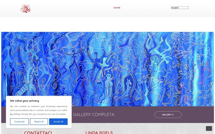 Screenshot of lindaroels.com