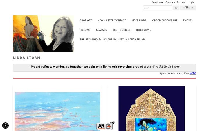 Screenshot of lindastormart.com