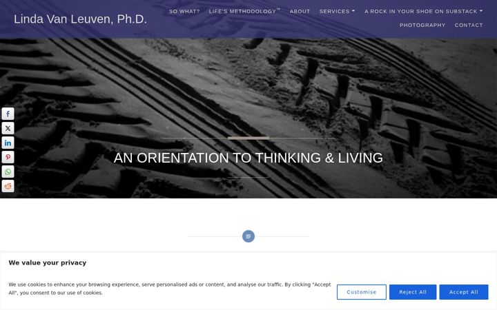 Screenshot of lindavanleuven.com