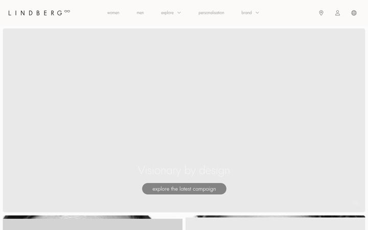 Screenshot di lindberg.com