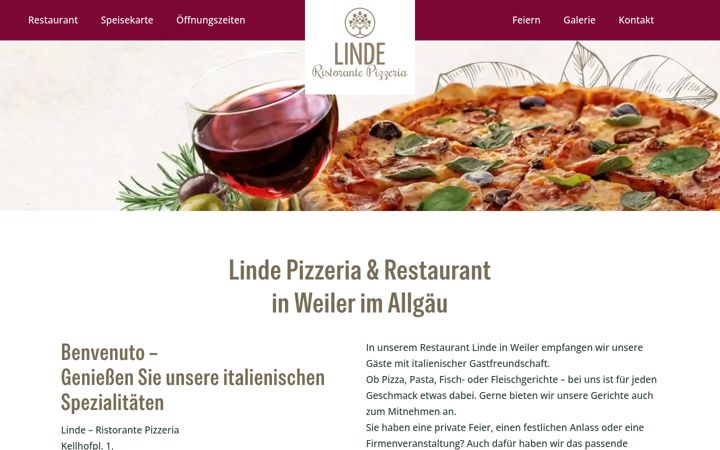 Screenshot of linde-weiler.de