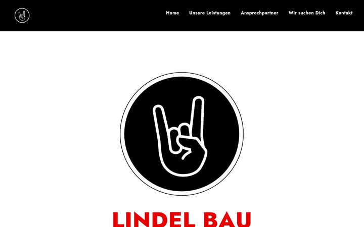 Screenshot of lindel-bau.de