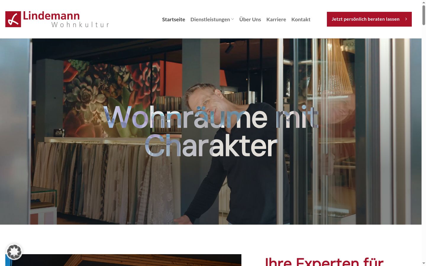 Screenshot des Einwilligungsbanners vor jeglicher Interaktion