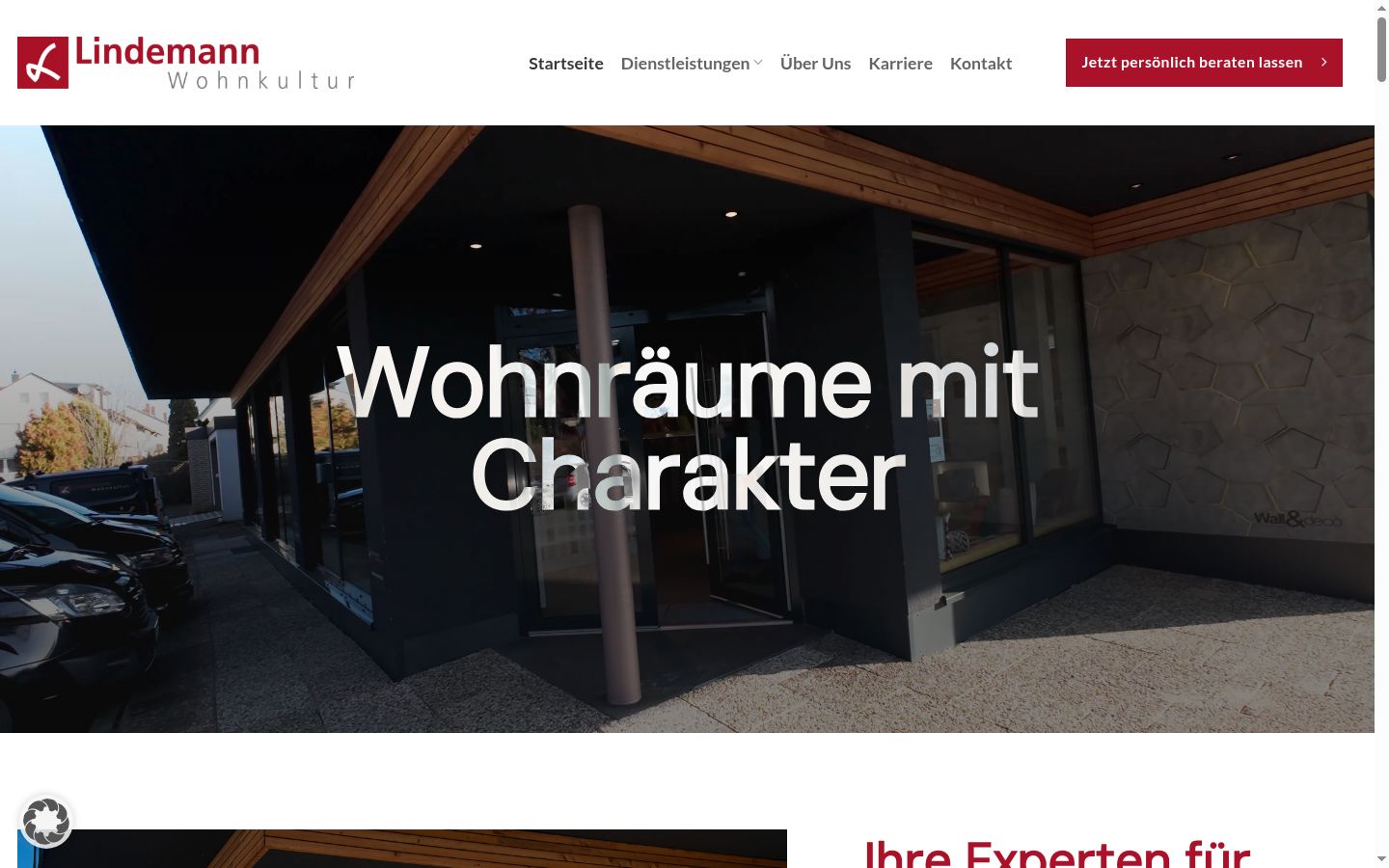 Screenshot des Einwilligungsbanners vor jeglicher Interaktion