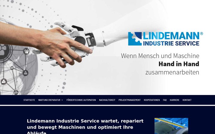 Screenshot of lindemann-service.de