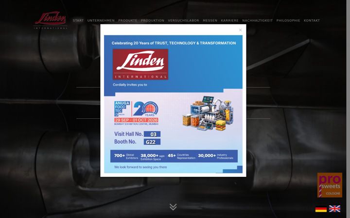 Screenshot of linden-kneter.de