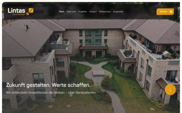 Screenshot of linden-projekt.de