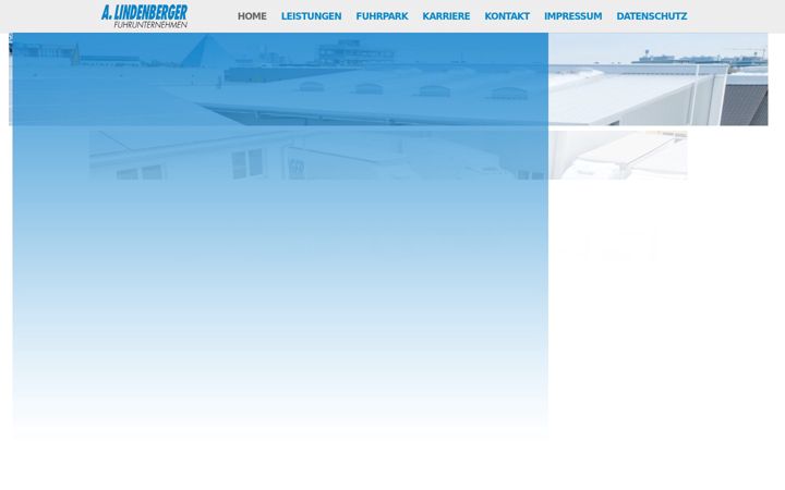 Screenshot of lindenberger-transporte.com