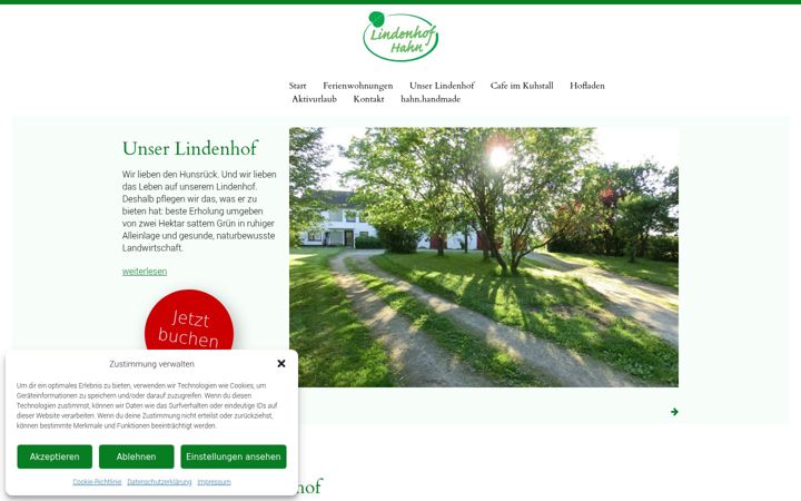 Screenshot of lindenhof-hahn.de