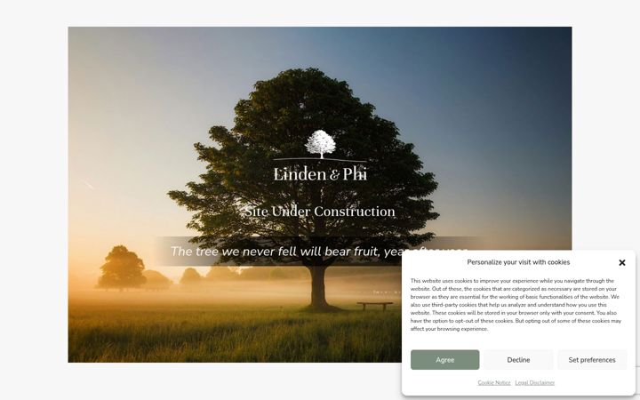 Screenshot of lindenphi.ch
