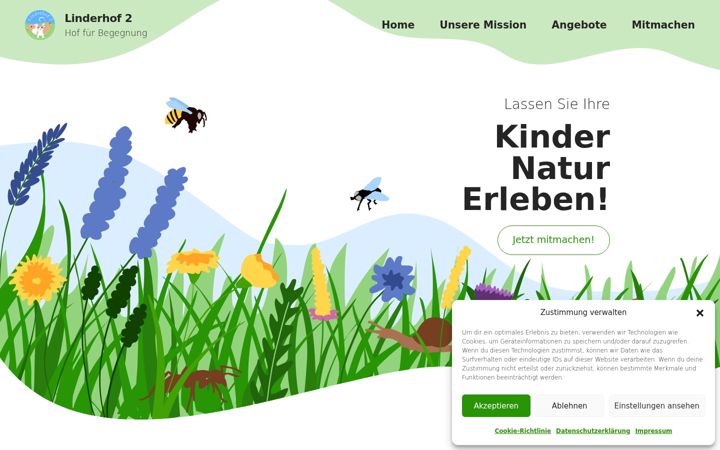 Screenshot of linderhof2.de