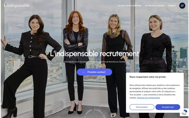 Screenshot of lindispensable.com
