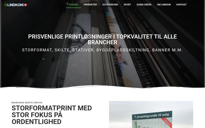 Screenshot of lindkon.com
