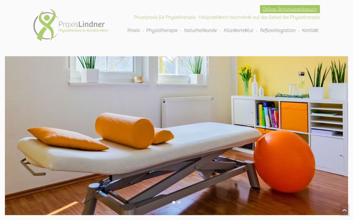 Screenshot of lindner-praxis.de