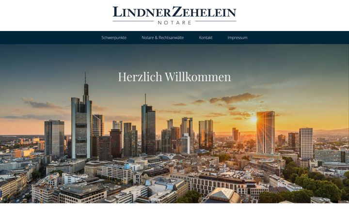 Screenshot of lindner-zehelein.de