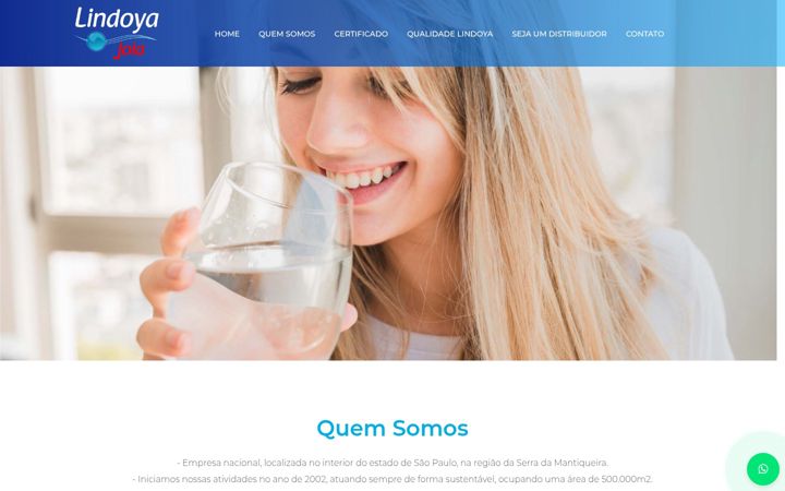Screenshot of lindoyajoia.com.br
