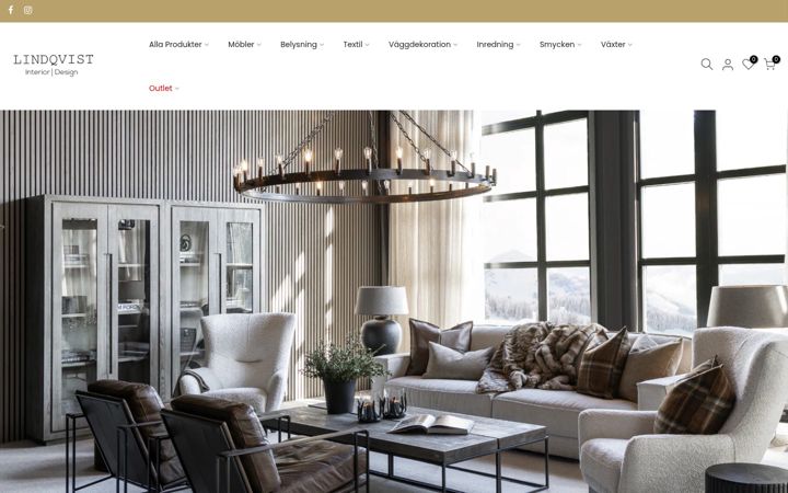 Screenshot ta' lindqvistinterior.se