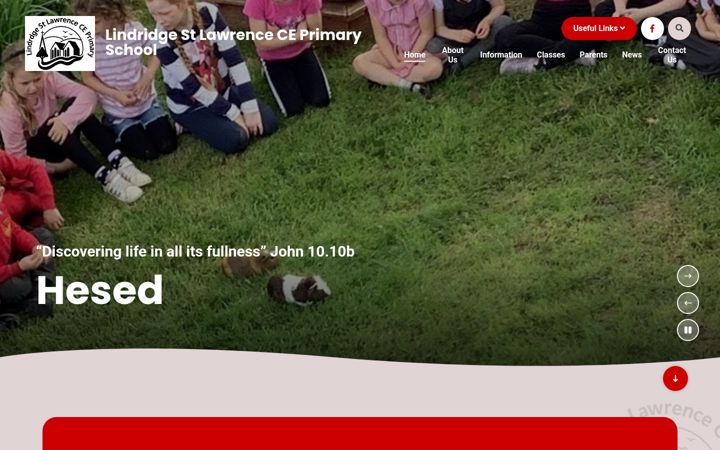 Screenshot of lindridgeschool.com