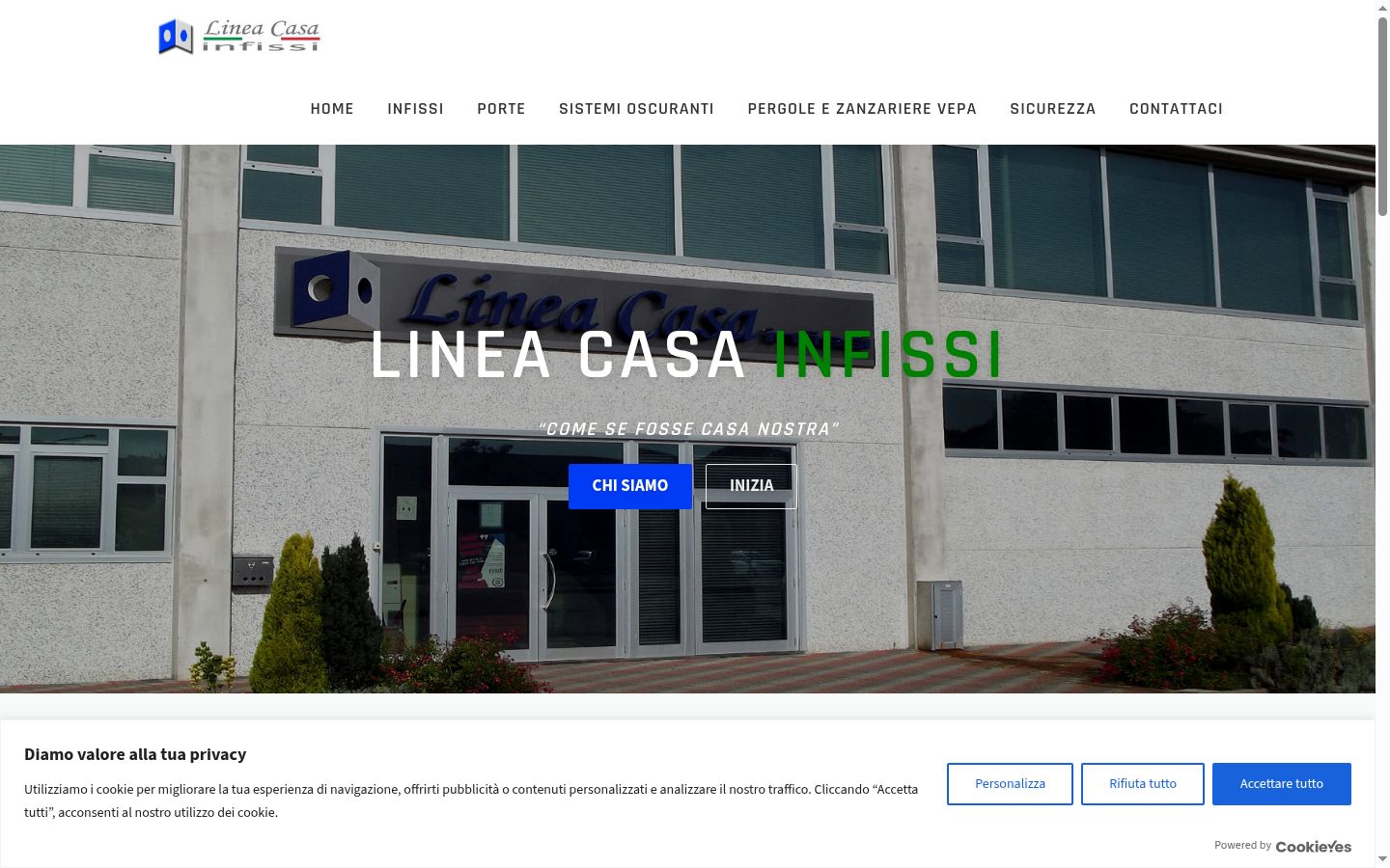 Screenshot tal-banner tal-kunsens muri qabel kwalunkwe interazzjoni