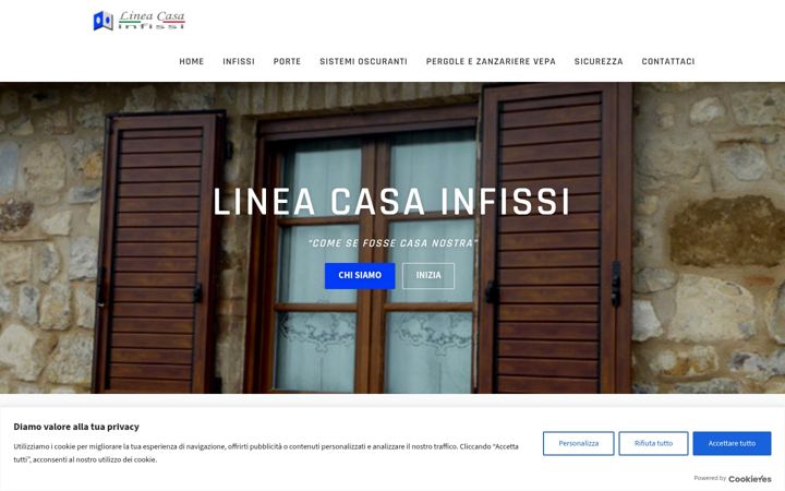Screenshot of lineacasainfissi.it