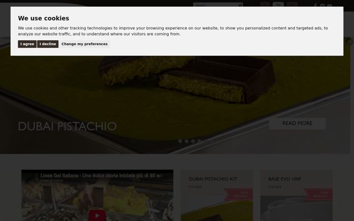 Screenshot of lineagel.it