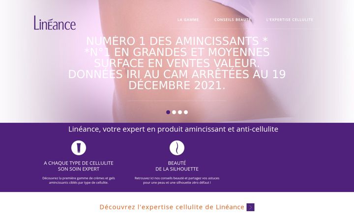 Screenshot of lineance.fr