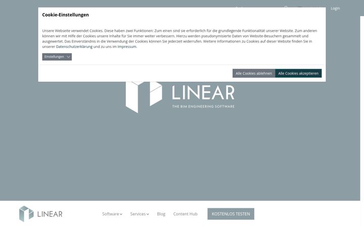 Screenshot of linear.eu