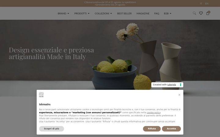 Screenshot of lineasette.com