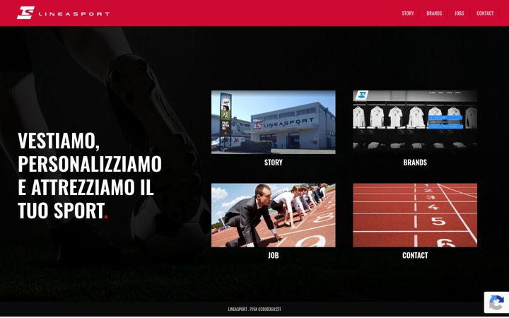Screenshot of lineasport.com