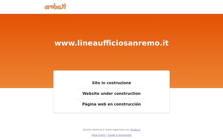 Screenshot of lineaufficiosanremo.it