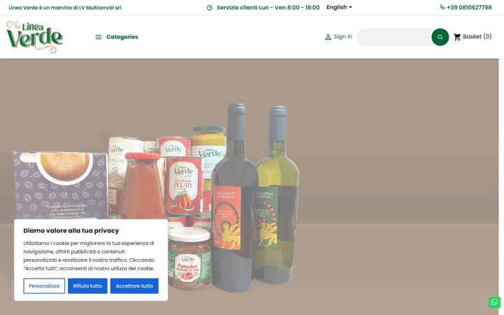 Screenshot of lineaverdeitaly.com