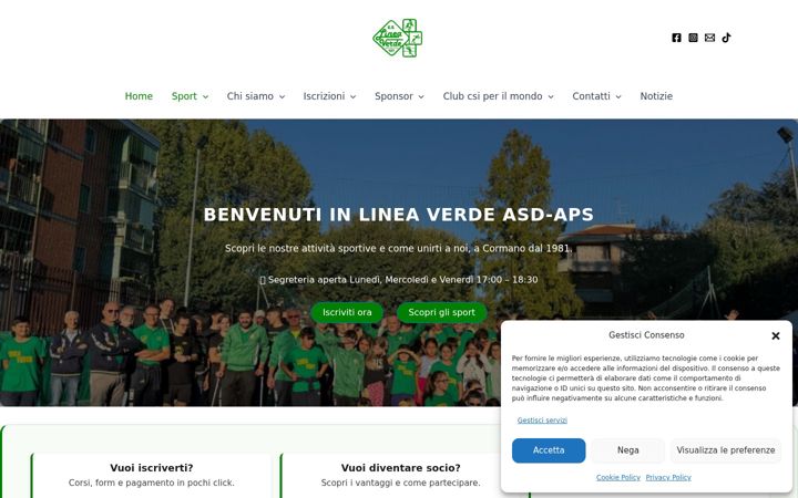 Screenshot of lineaverdeonline.com