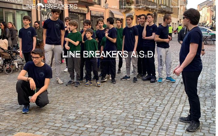 Screenshot of linebreakers.it