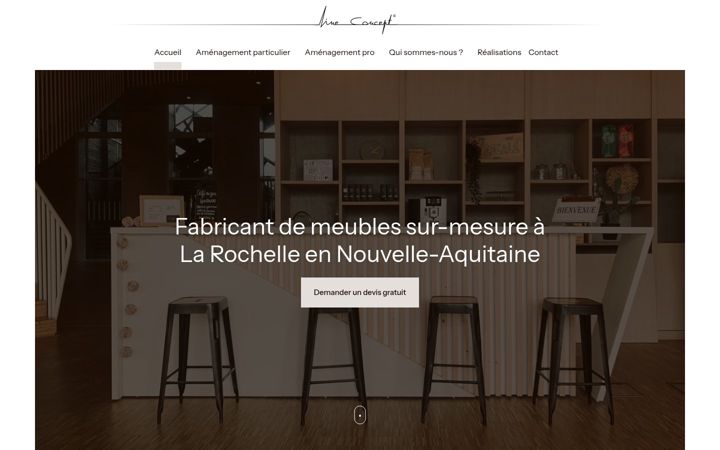 Screenshot of lineconcept.fr