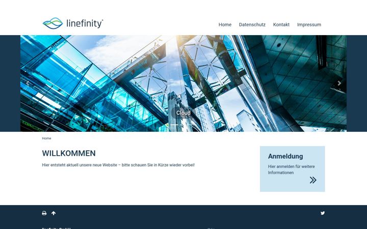 Screenshot of linefinity.com