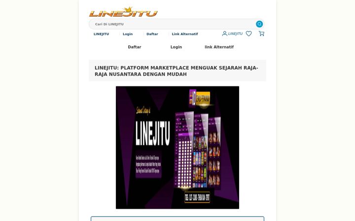 Screenshot of linejitu.xyz