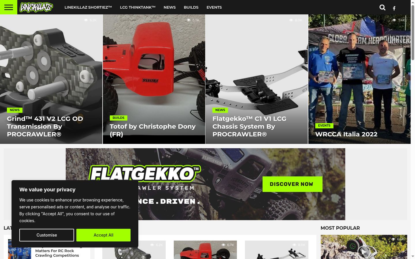 Sutikimo reklamjuostės, rodytos prieš bet kokią sąveiką, ekrano kopija