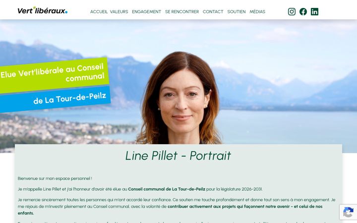 Screenshot of linepillet.ch
