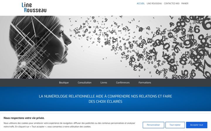 Screenshot of linerousseau.com