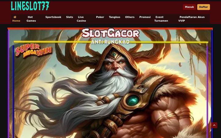 Screenshot of lineslot77.com