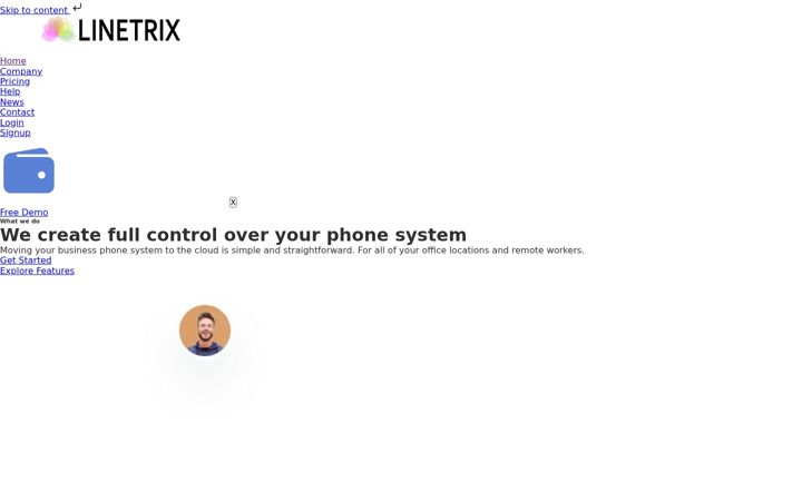 Screenshot of linetrix.com