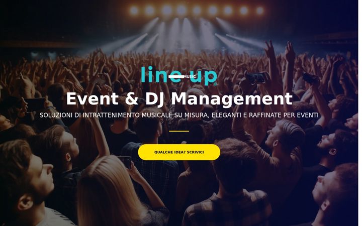 Screenshot of lineupmusic.it