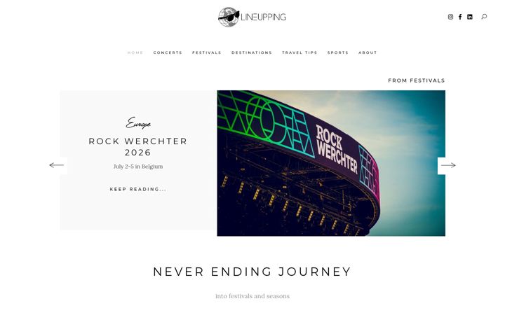 Screenshot of lineupping.com