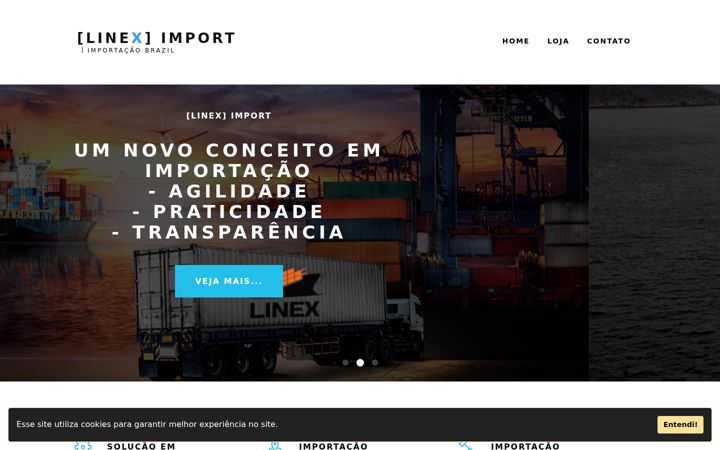 Screenshot of lineximport.com.br